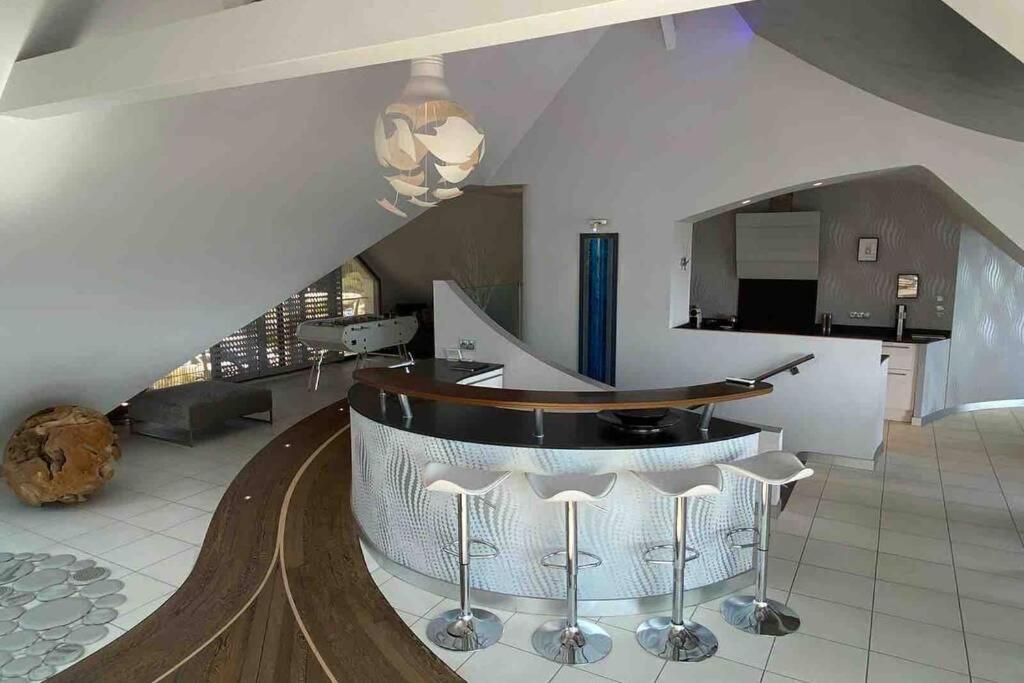Appartement D'Exception Avec Vue Mer Gicquel Ngoại thất bức ảnh