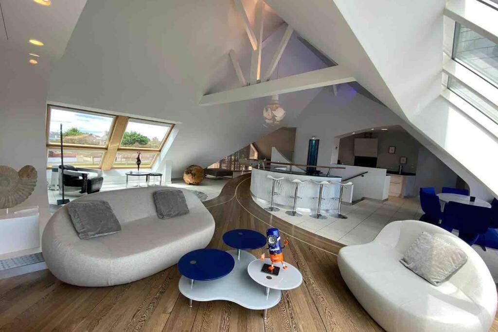 Appartement D'Exception Avec Vue Mer Gicquel Ngoại thất bức ảnh